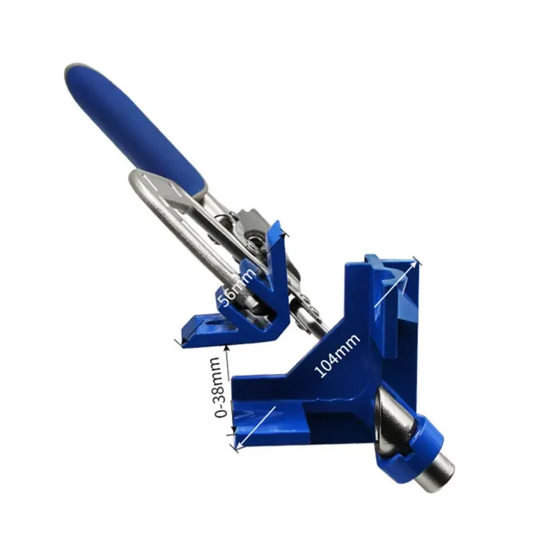 Krachtige T Joints Corner Clamp Miter Jigs Woodworking Tool 90 Degree Right Angle Fixed Punch Mounter