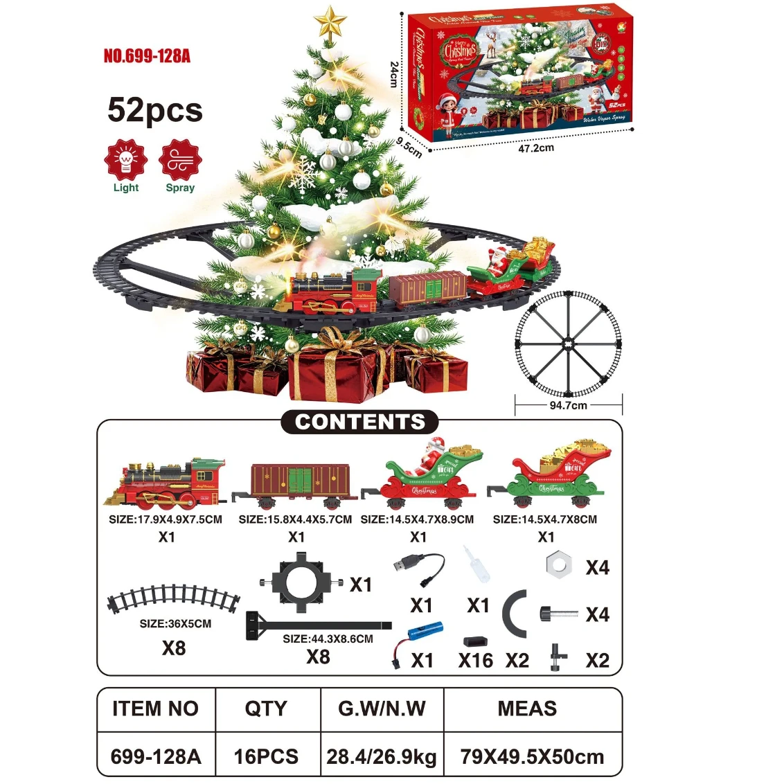 

Детские праздничные подарки могут повесить елку, маленький поезд, электрическая дорожка, игрушка, звук и свет, распыление, паровоз, Рождественский подарок