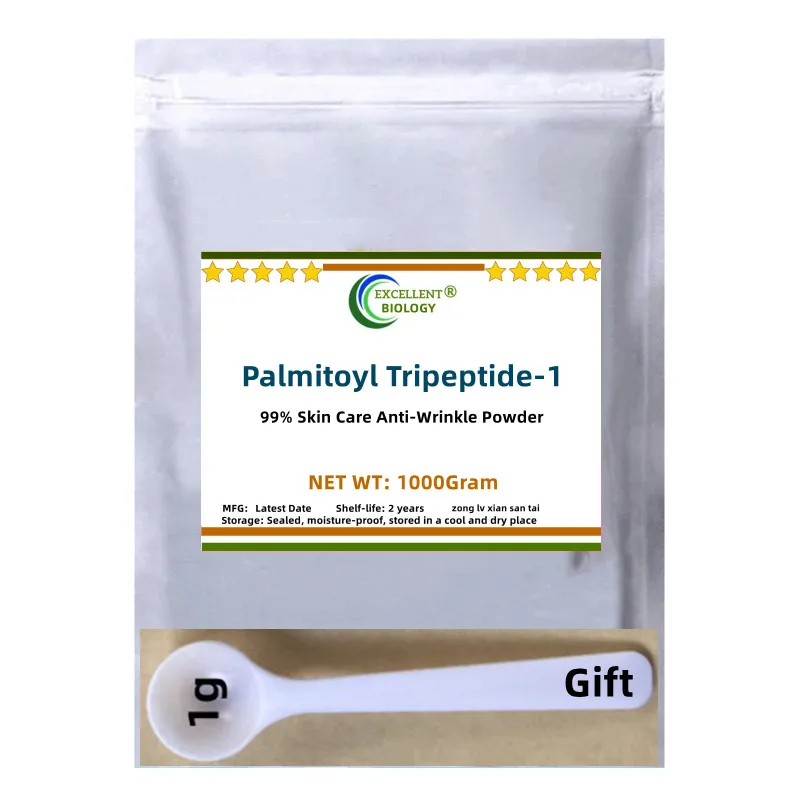 Hot Sell Palmitoyl Tripeptide-1 Powder For Skin Care Anti-Wrinkle,Free Shipping