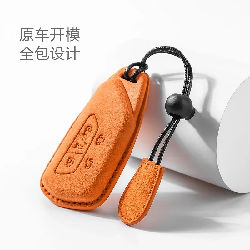 

Leather Car Remote Key Case Cover Shell Fob For VW Volkswagen Golf 8 2020 Skoda Octavia A8 2021 SEAT Leon MK4 Accessories