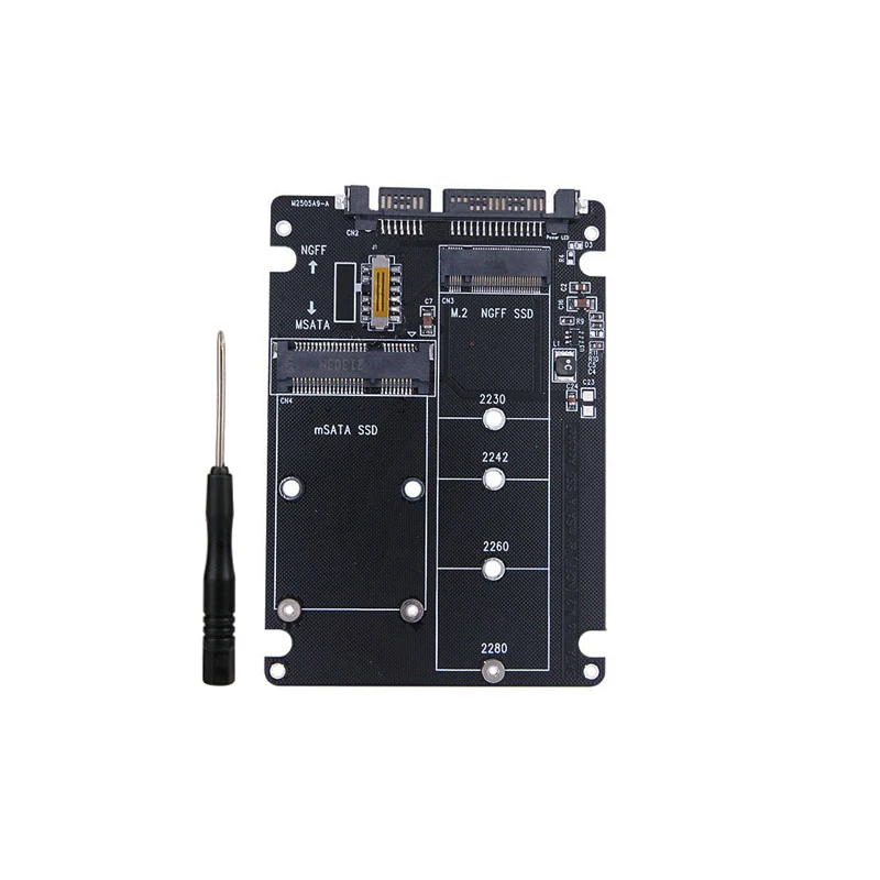 M2 SSD Case MSATA Ke USB Adapter MSATA Enclosure M.2 NGFF MSATA SSD Ke SATA 3.0 2.5 Adapter Riser Board M.2 Box Kabel untuk Laptop