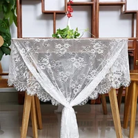 Rectangular Lace Tablecloth Vintage Table Cloth Wedding Kitchen Dining Coffee Table Cover Jacquard Birthday Party Decoration 3