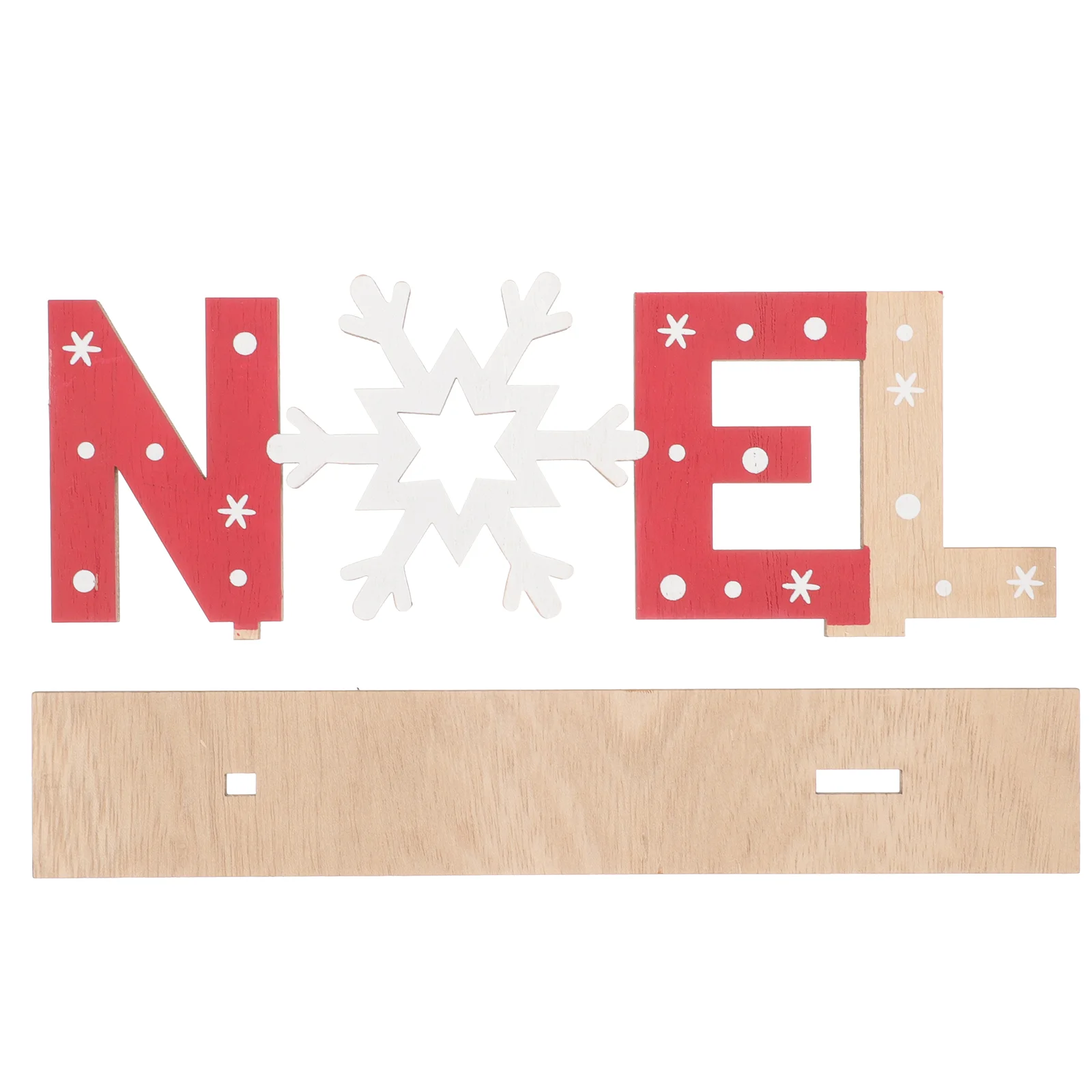 

Christmas Noel Wood Sign Christmas Holiday Snowflake Wood Plaque Sign Decorative Table Sign Plaque Xmas Party Decoration