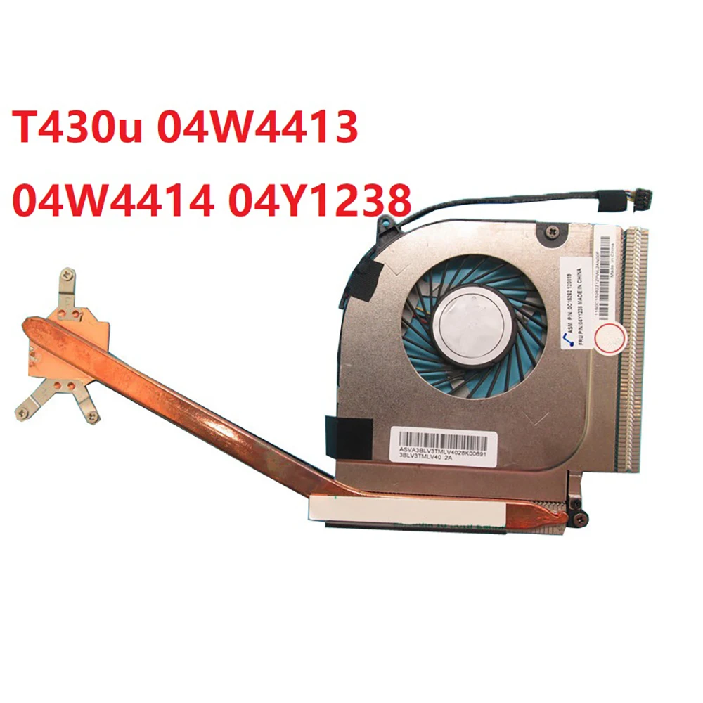 Laptop CPU FAN&Heatsink For Lenovo For ThinkPad T430u 04W4413 04W4414 04Y1238 New