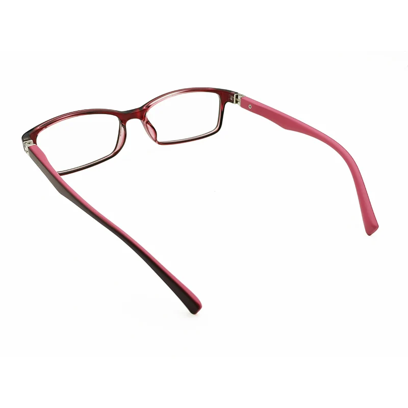 Ultra Light Weight Rectangle Full Rim Durable Dual Colors 180 Degrees Flexible Hinges TR90 Cute Optical Glasses Frame for Kids