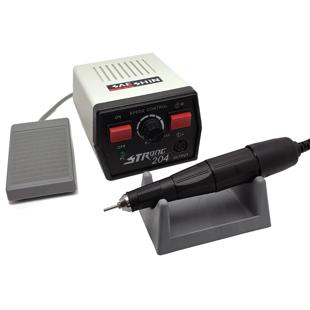 Стоматологическая электрическая дрель с микромотором, 35000 об/мин, сильная профессиональная шлифовальная машина 204 для стоматологического оборудования и лабораторного использования