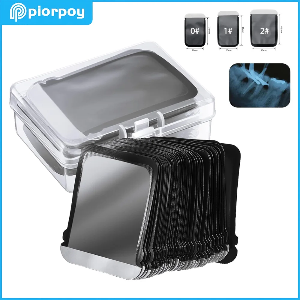 Image of PIORPOY Dental Schutzhülle Einweg Digital X-Ray Scan X Barrier Umschläge Schutztasche # 0 # 1 # 2 100 Stück/Box Direktversand