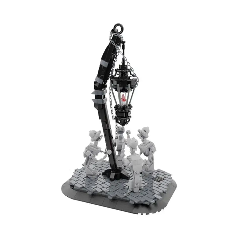 

MOC-187191 Bloodborne Lamp Model Building Blocks Game Checkpoints Bloodborne Awakening Headstones DIY Assembly Bricks Toys