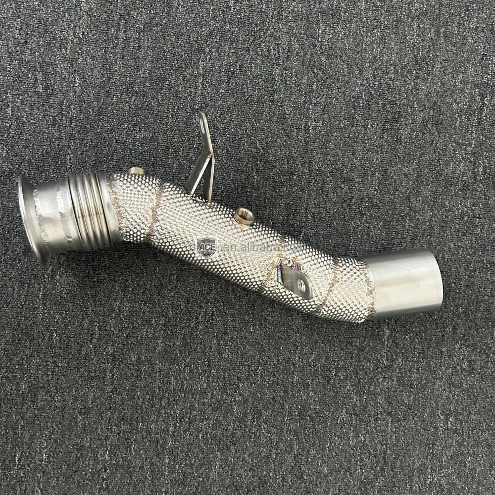 Auspuff-Downpipe für BMW 535i N55 3.0T 2011-2016 304 Edelstahl Performance Racing Hochleistungs-Turbolader-Rohr-Kit-Teil – Detail 6