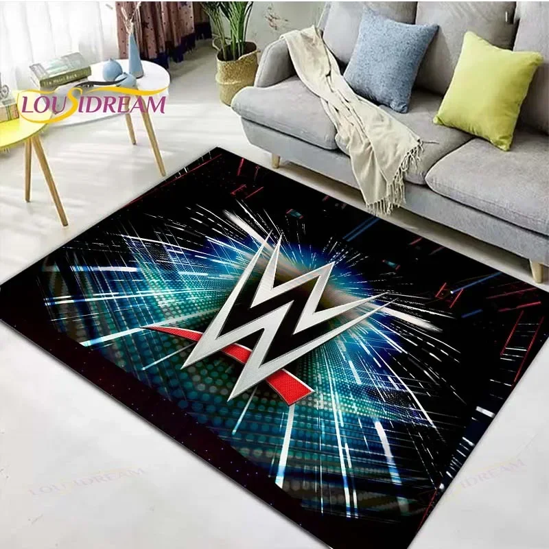 Wrestling Sports W-Wwe Printed Carpet Outdoor Rug Area Rug Non -slip Carpet Bedroom Decor Carpet for Living Room Birthday Gift