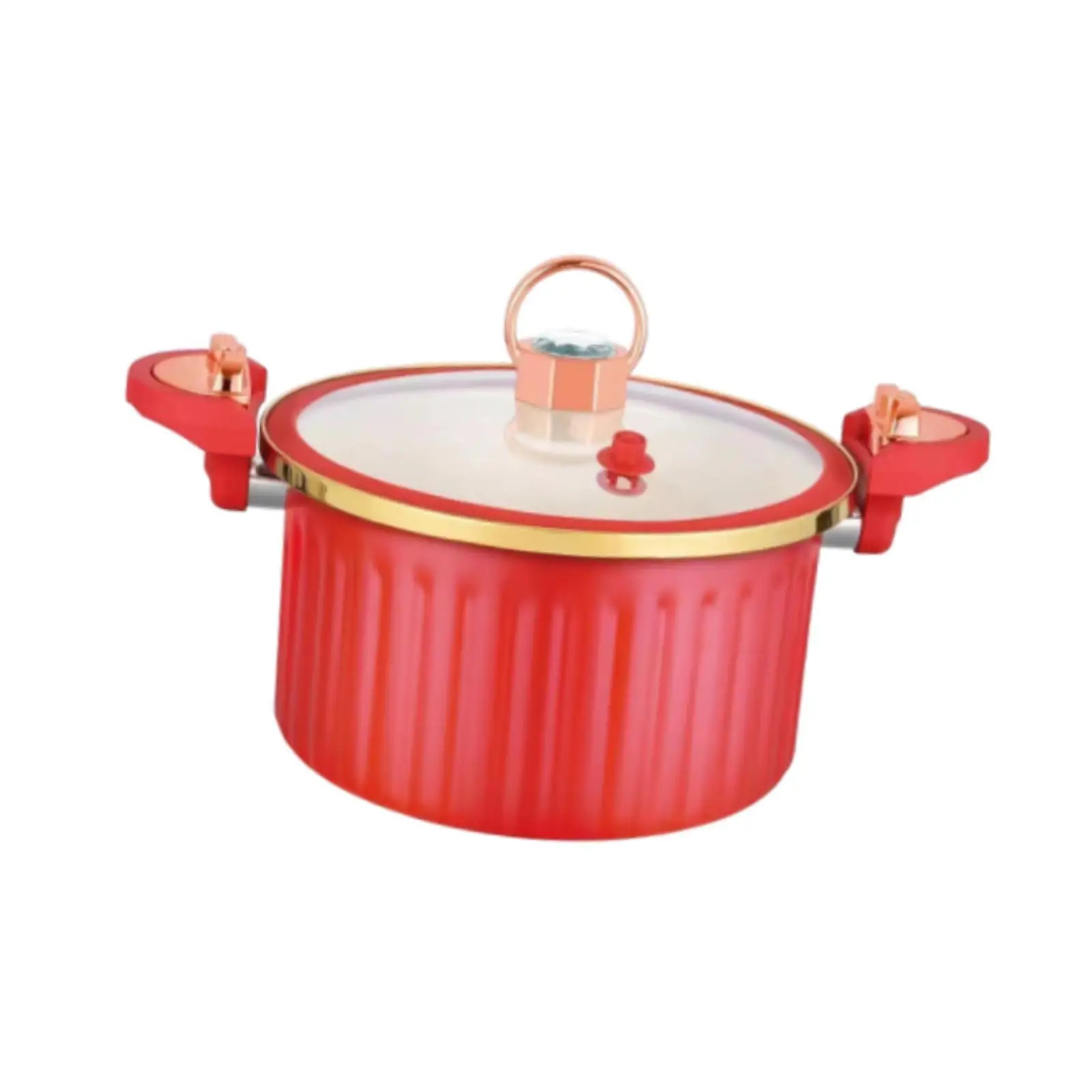 Olla de micropresión de 8L con tapa, estufas de inducción de Gas, olla de cocción lenta de fácil limpieza para sopa, arroz, pollo, fideos, Pasta