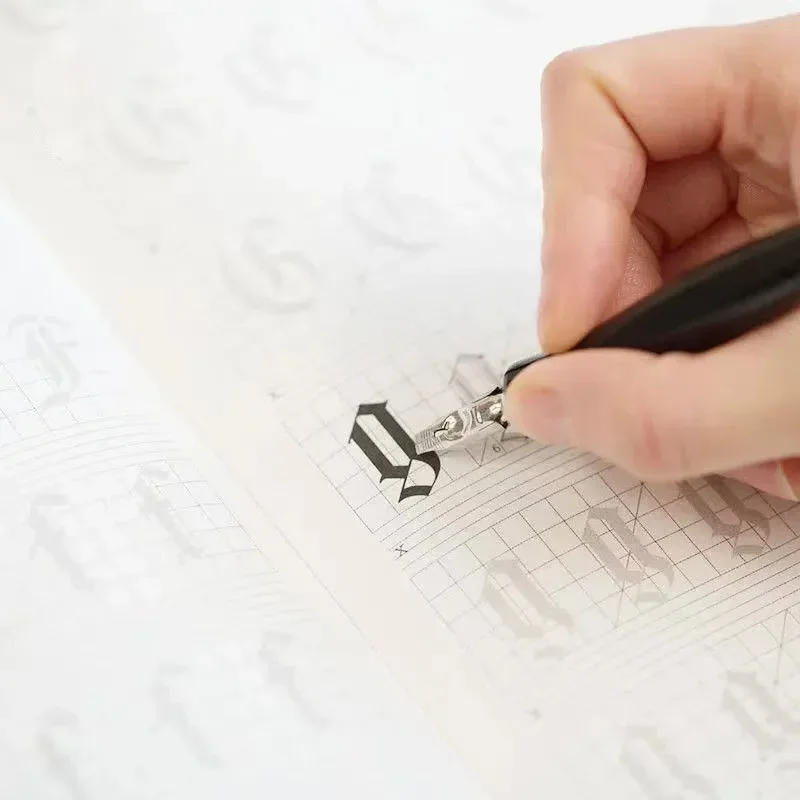 English Calligraphy and Gothic Calligraphy Copying Workbook Beautiful English font Learn English copybook