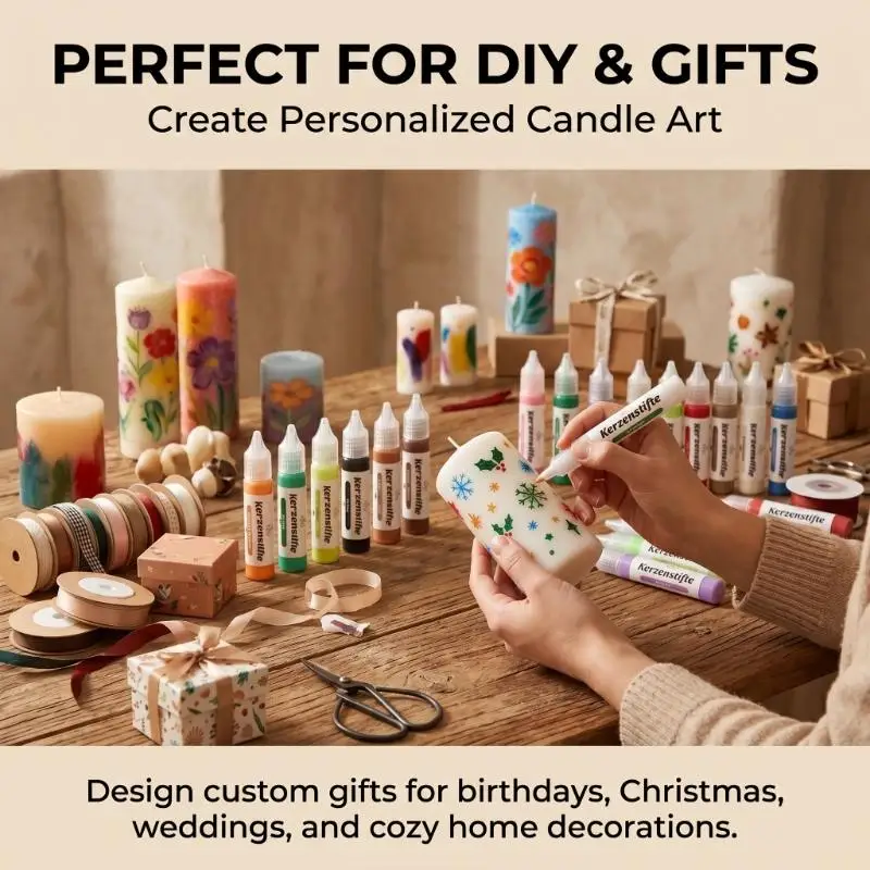 Drawing Paint Pen Set for DIY Art, Direct Draw Squeeze Bottles and Boxed Craft Color Set for Daily Use D2RC