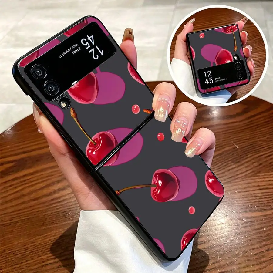 Back Phone Cover Funda Case for Samsung Galaxy Z Flip 8 Flip3 Flip5 Flip7 FE Flip6 Z Flip 7 6 5 4 3 Flip4 Z Fold 8 7 6 5 4 3