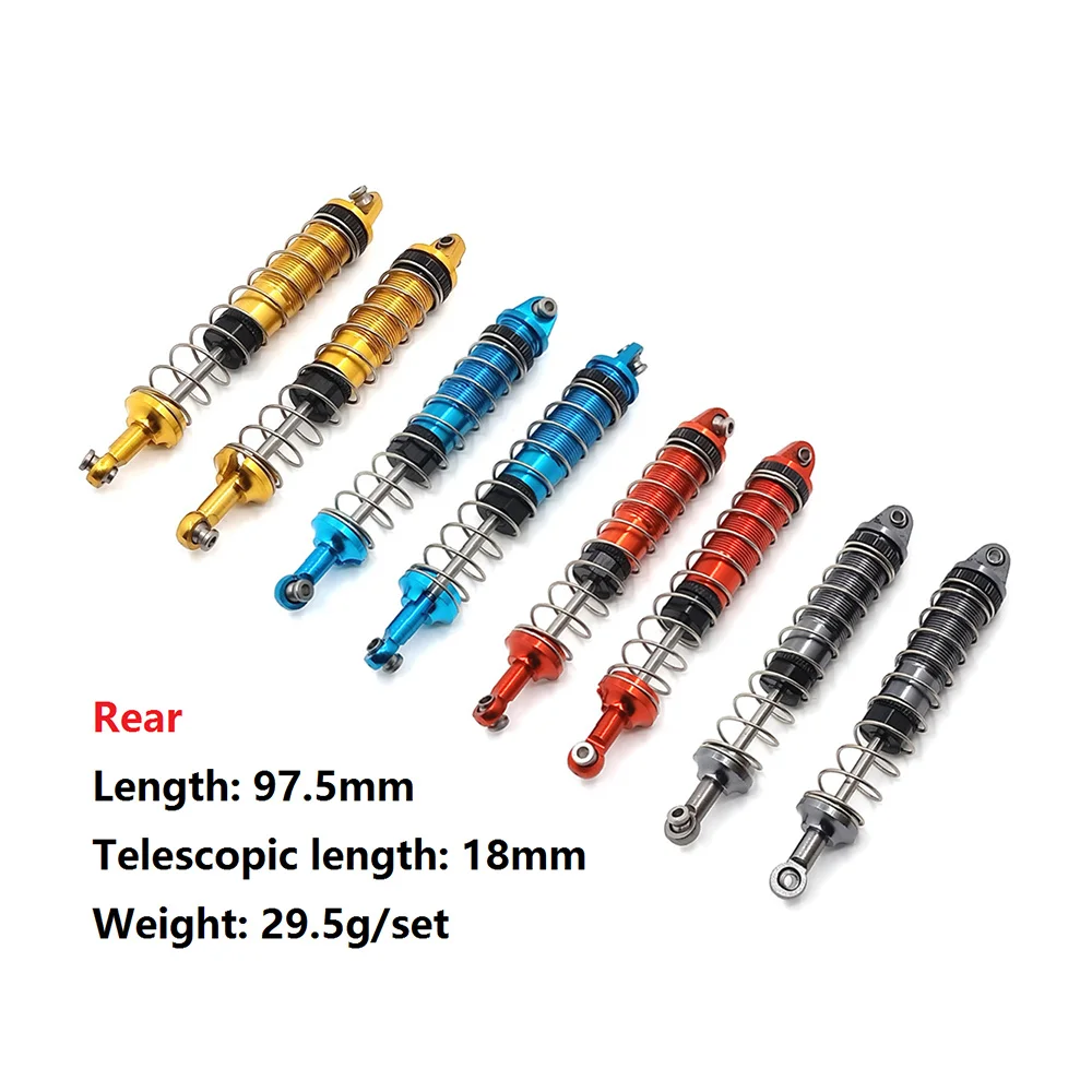 Adjustable Oil All Metal Shock Absorbers Damper for Wltoys 12428 12423 12429 FY03 1/12 RC Car Upgrades