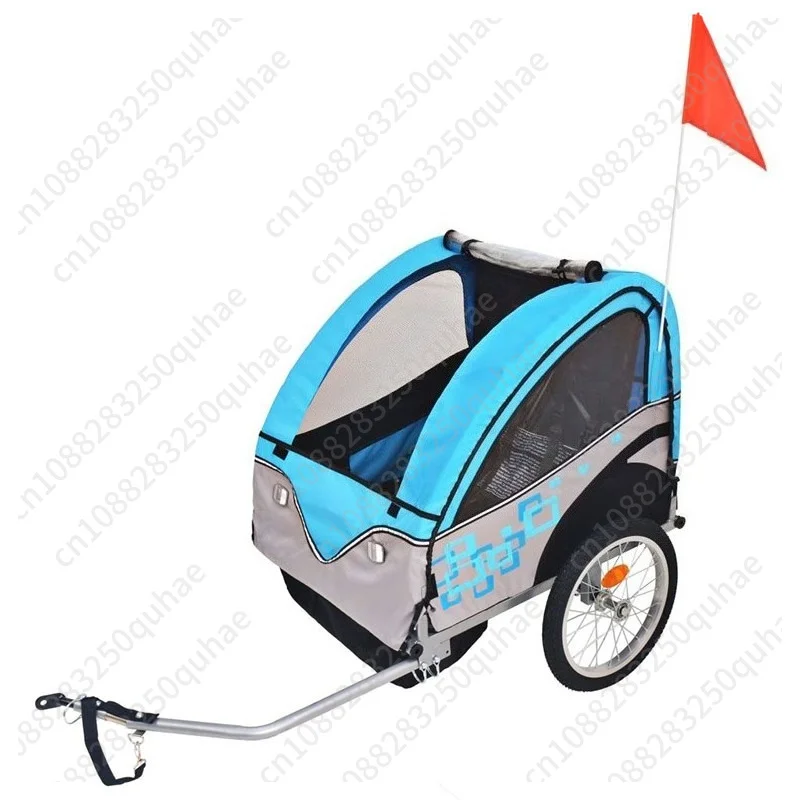 Outdoor riding parent-child bicycle rear trailer children's baby walker removable walking cart
