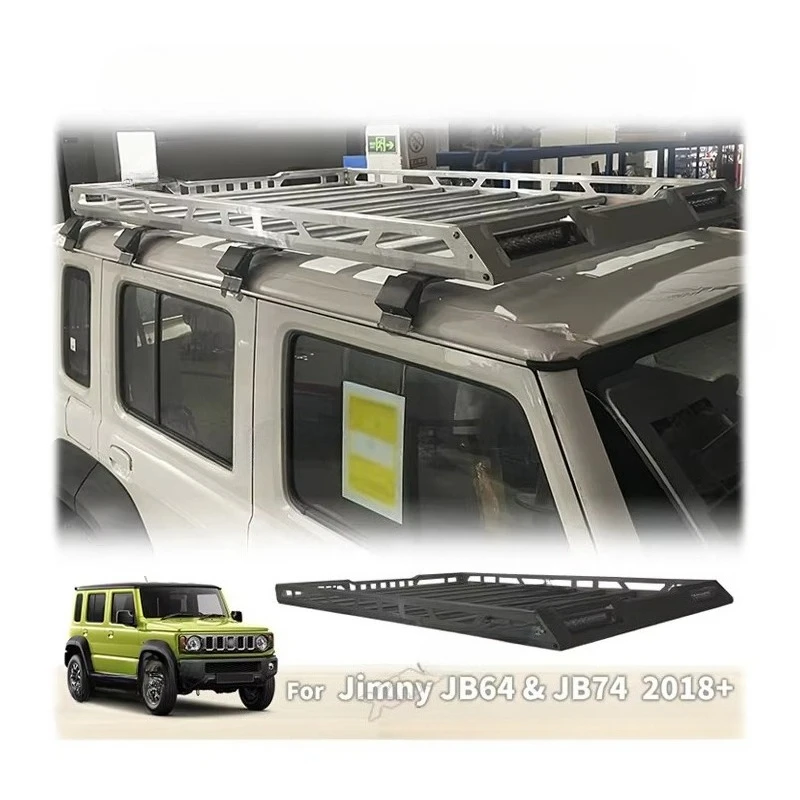 

Aluminum Roof Rack for Suzuki Jimny 5 Door 2023 2024 JC74 Rack with LED Spotlight