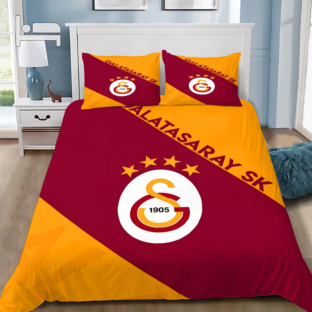 Duvet Cover Pillowcase Bedding Set Football Club G-Galatasarays Adult BoyGirl Bedroom Decoration