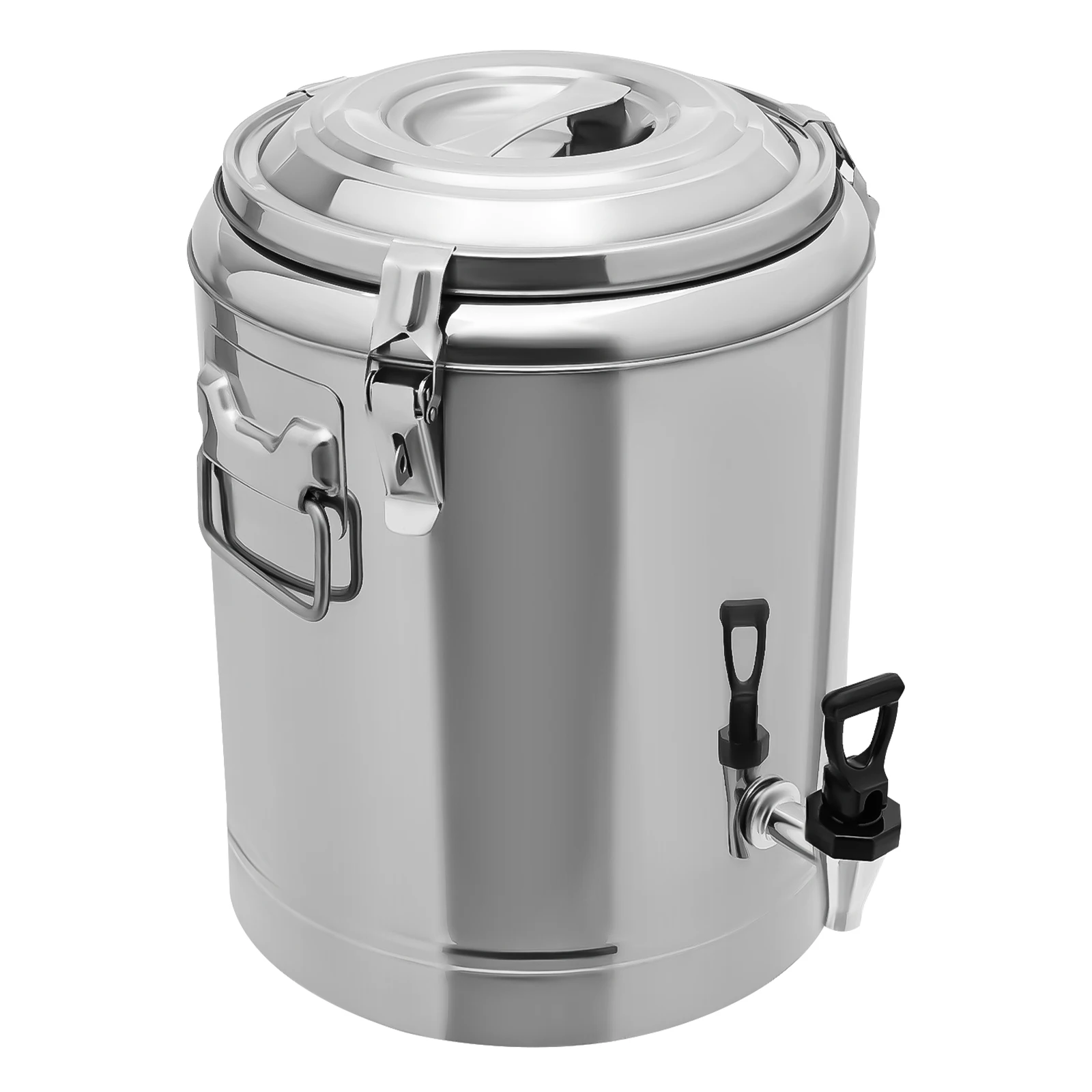 Scaldavivande in acciaio inossidabile da 20 litri, con isolamento termico per 8 ore, dotato di rubinetto e coperchio ermetico, distributore portatile di bevande calde e fredde, ideale per feste,