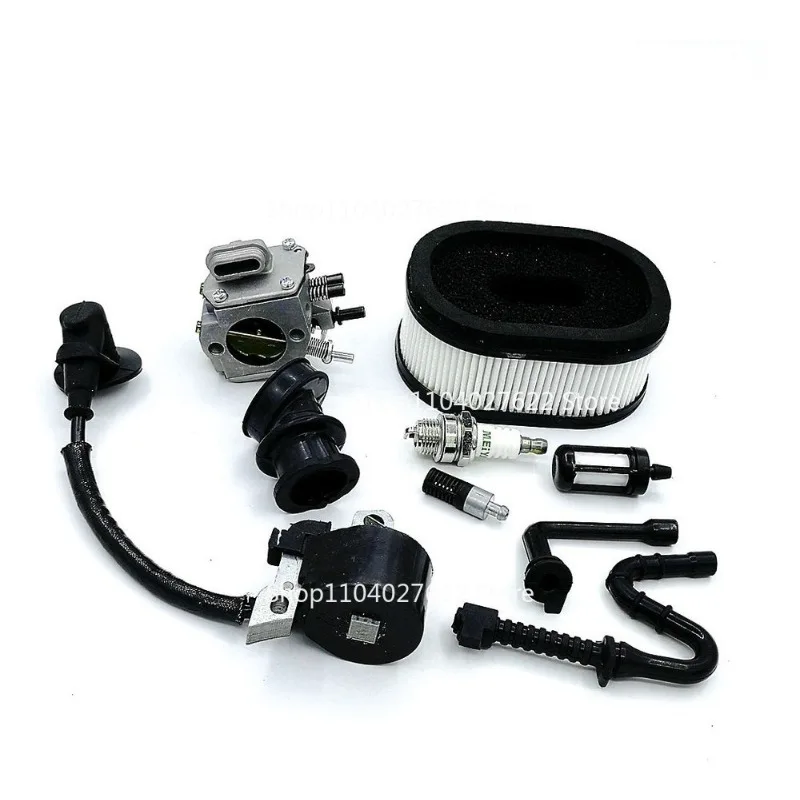 ForHusqvarna HUS440-445-450 حزمة الضغط العالي شرارة التوصيل المكربن يوتيوب فلتر زيت