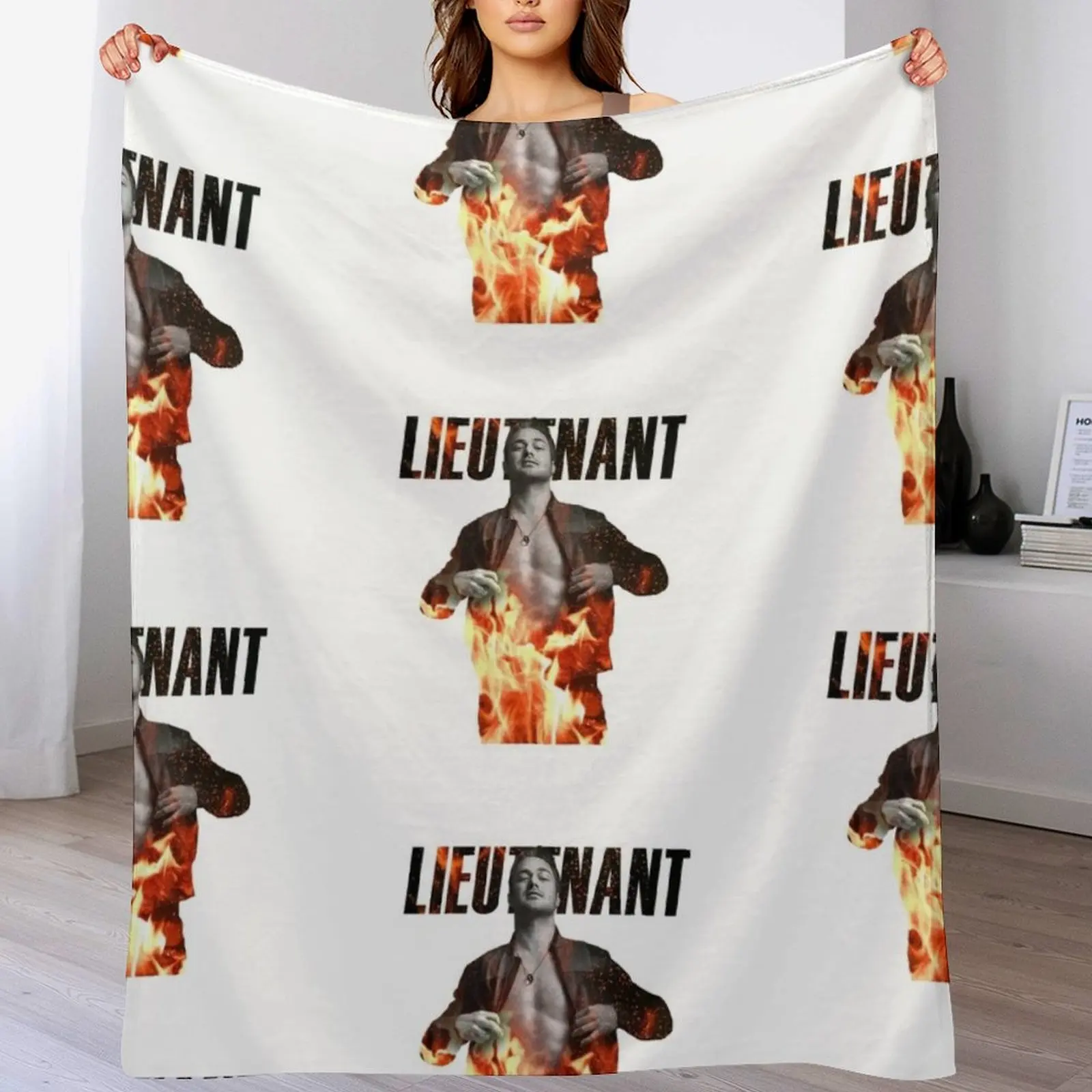 

Lieutenant Kelly Severide from Chicago Fire Throw Blanket Vintage funny gift Flannels Blankets