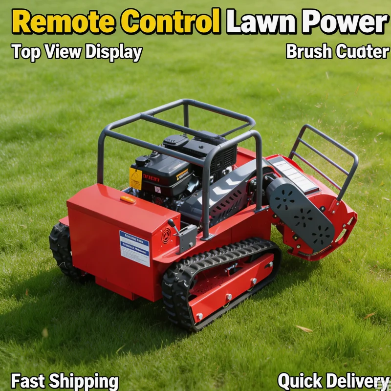 Customized actory Direct Spot Goods Remote Control Lawn Mower Lawn Mower Robot Stable Operation For Courtyard Lawn