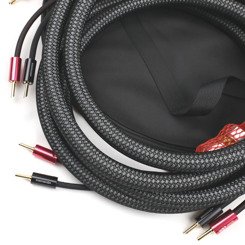 3040 hifi سماعات كابل 7N OFC 10AWG كابل اتصال الصوت