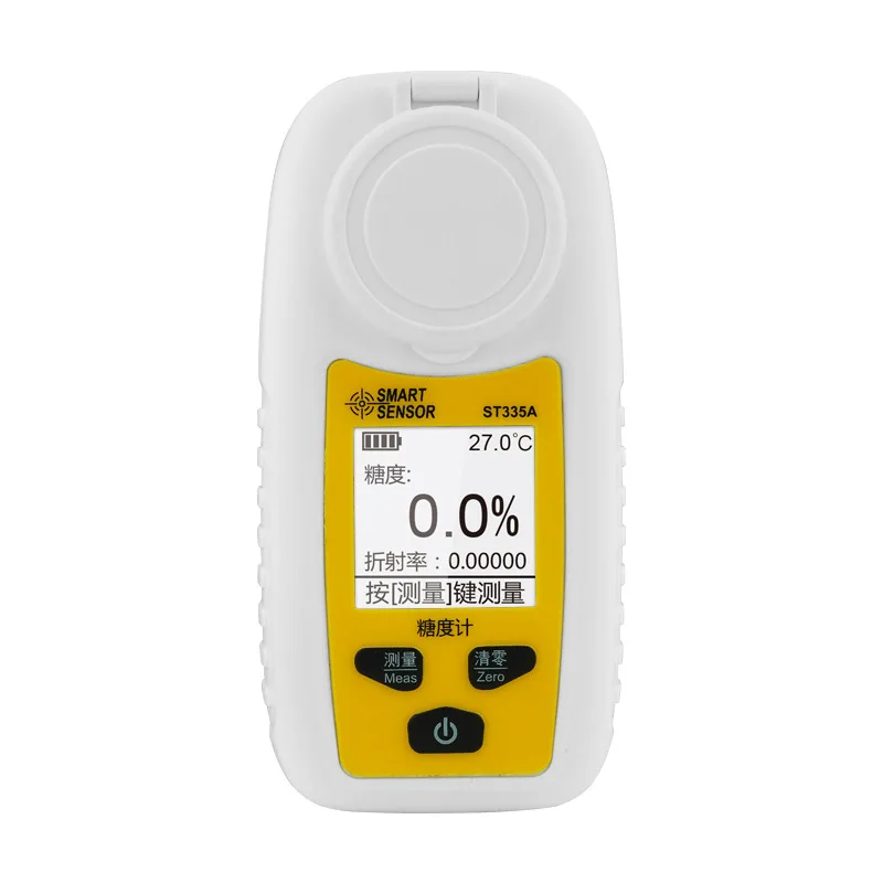 ST335A Digital Brix Refractometer High‑Precision Sugar Tester ATC For Fruit Juice Beverage Sweetness Agricultural Measuring