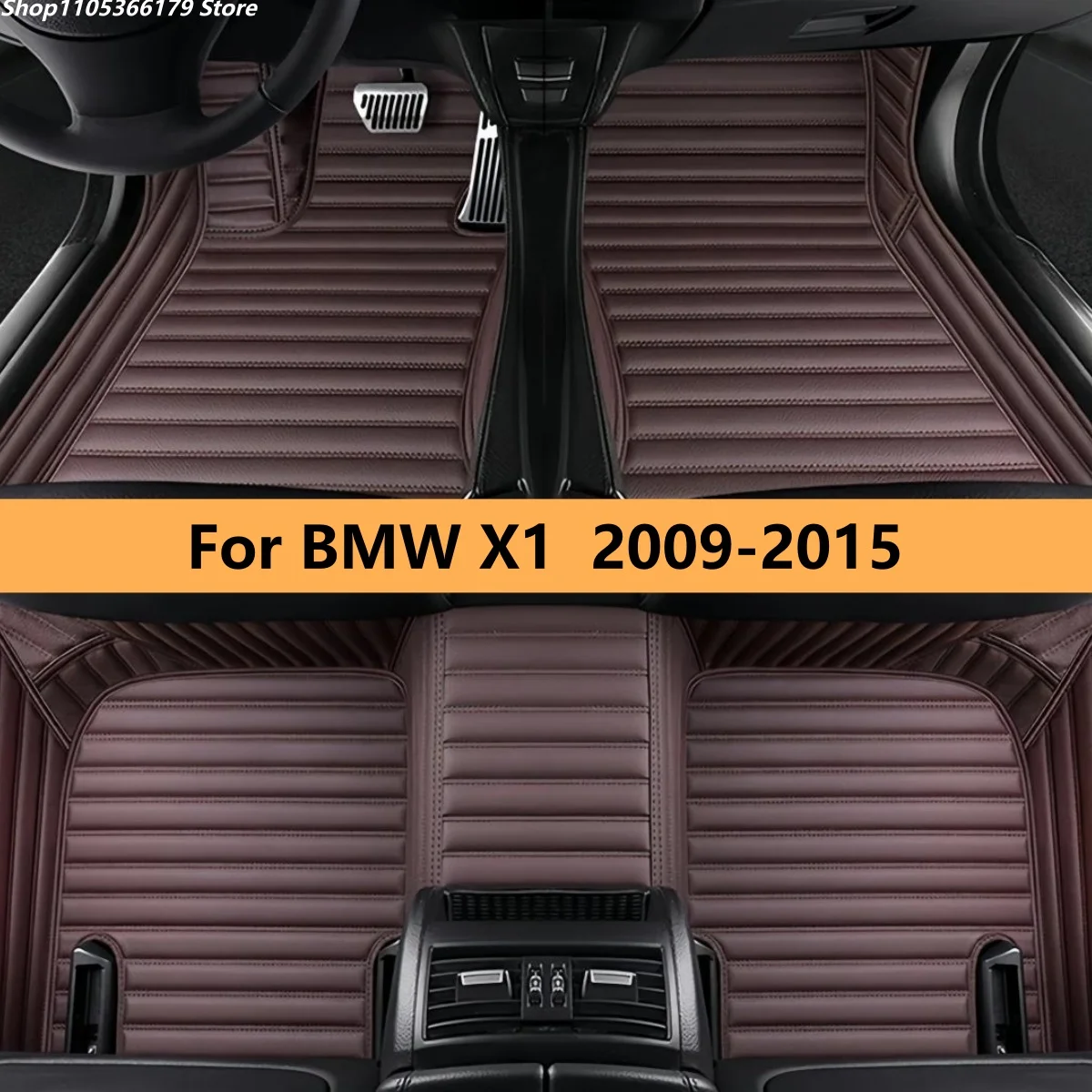 

Автомобильные коврики для BMW X1 E84 2009-2015, водонепроницаемые, Tapetes Para Carro