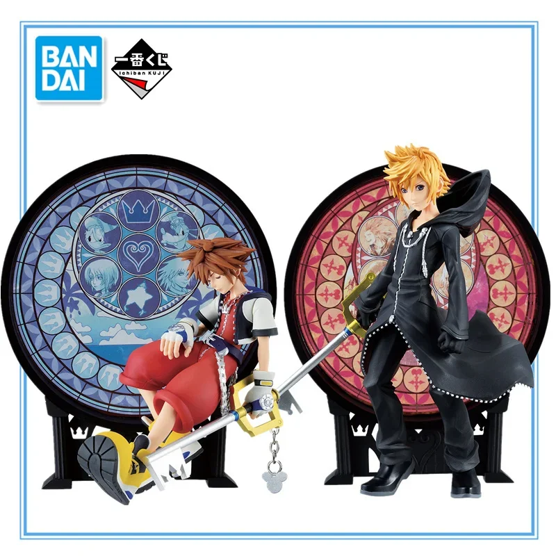 

In Stock Original BANDAI Kingdom Hearts IchibanKuji Sora Ventus Action Anime Figure Collectible Model Decoration Toys Gifts