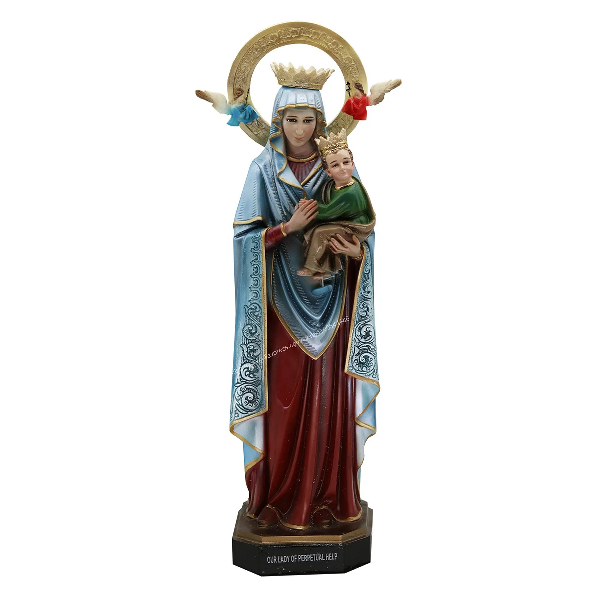 Virgin Mary Statue, Catholic Sculpture, Church Ornament, Holy Figurine, Height 54cm