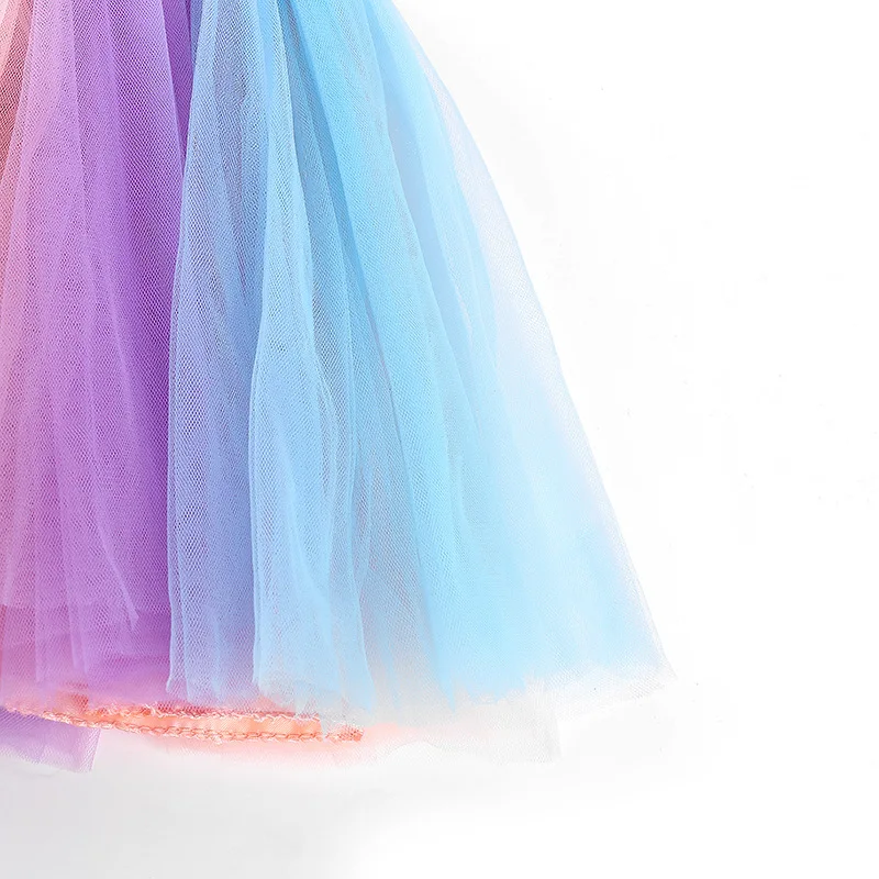 Girls Pastel Tutu Skirts Kids Ballet Dance Tulle Pettiskirt Underskirt Tutus Children Birthday Party Banquet Costume Skirt Gift