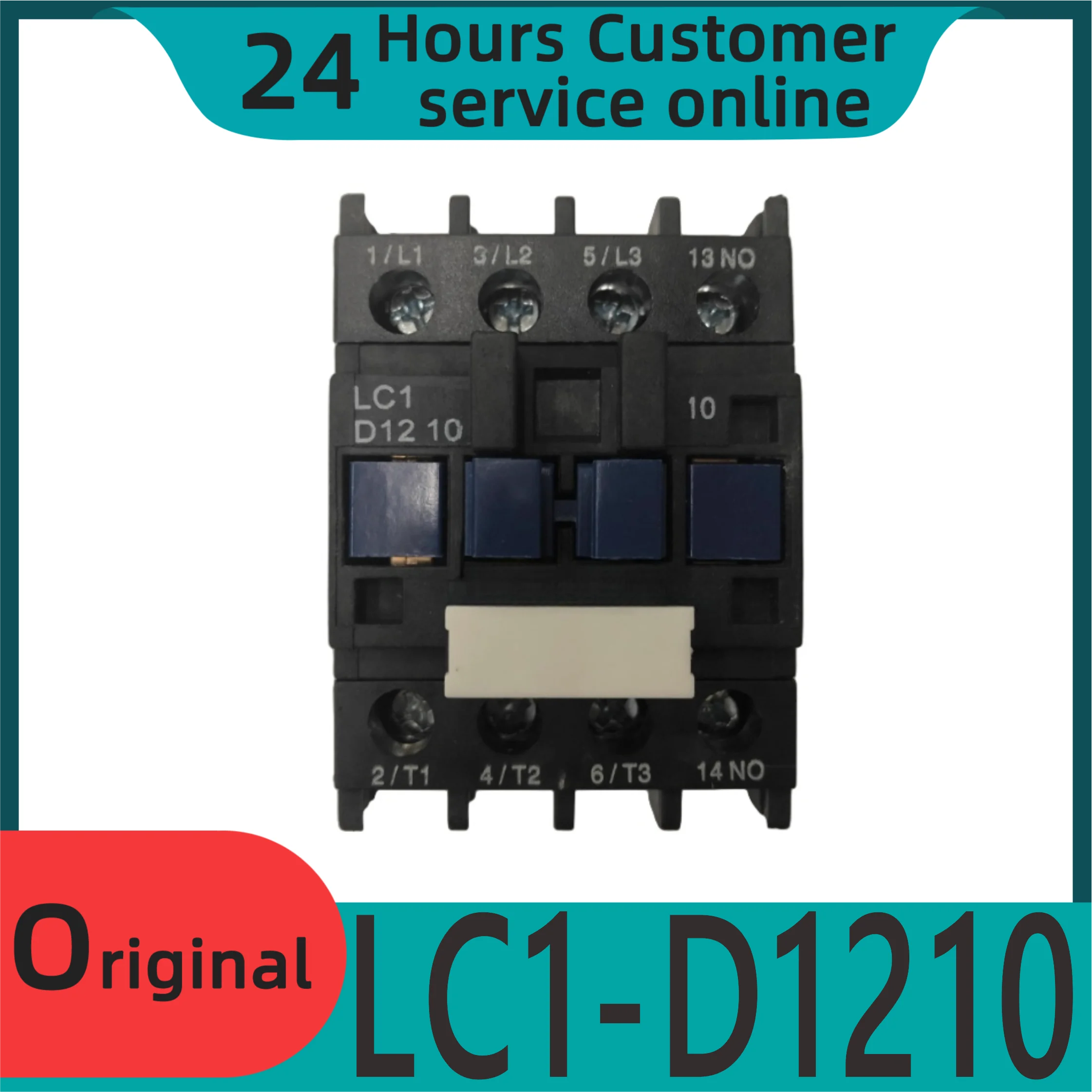 

Новый оригинальный контактор переменного тока LC1-D1210 LC1D1210 M7C F7C 110В