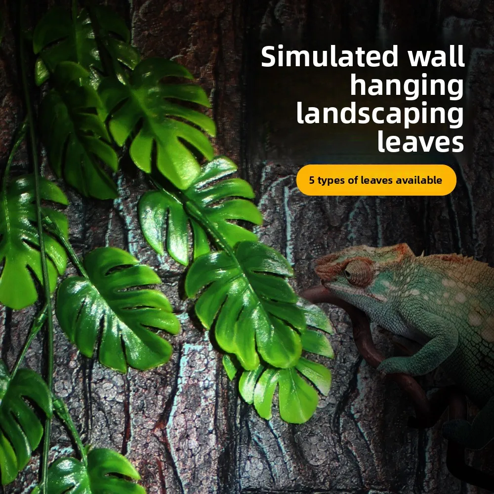 

NOMOY Artificial Creeping Vine with Suction Cups - Realistic Trailing Plant for Paludarium & Riparium Vertical Decoration