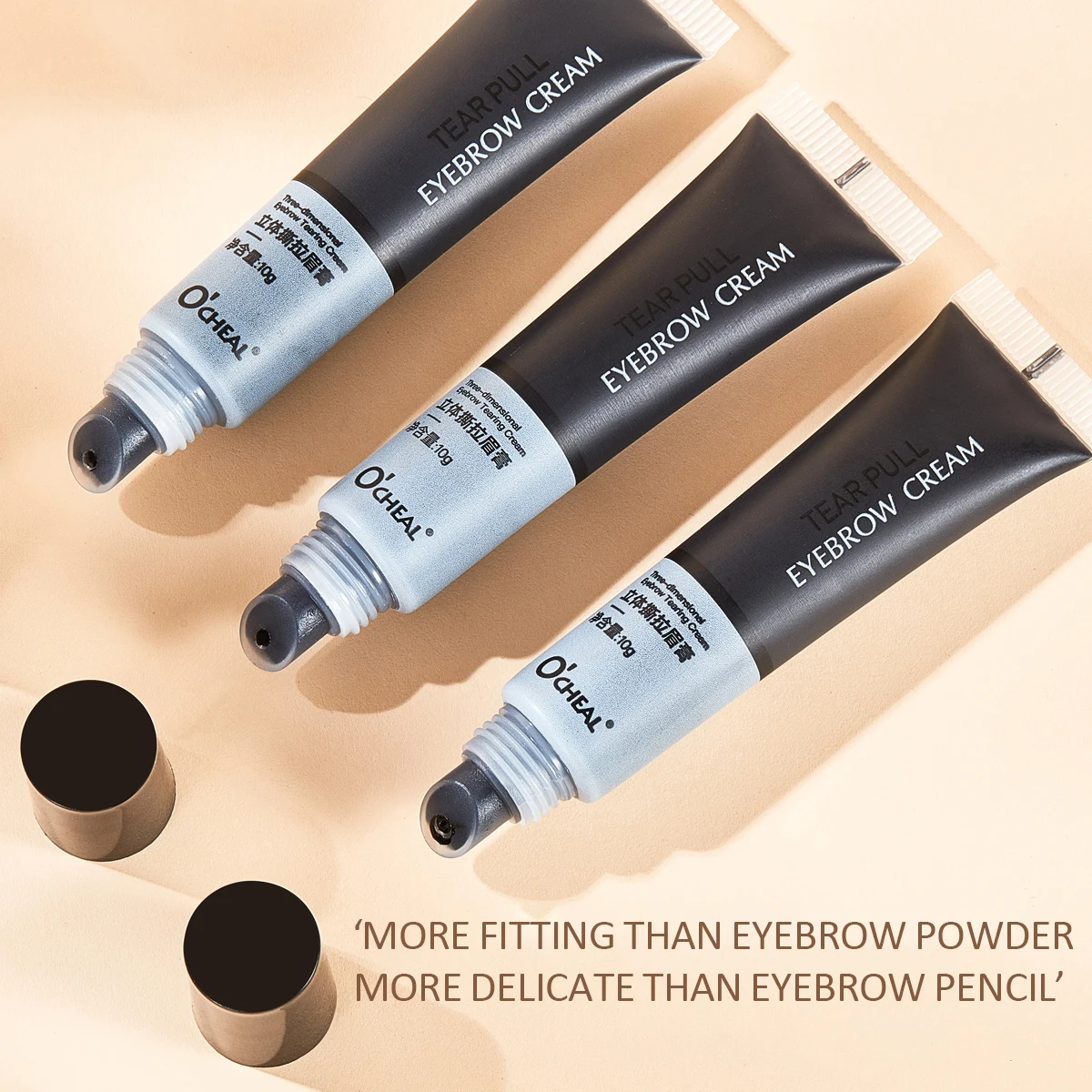 OCHEAL Eyebrow Gel Natural Tinting Tattoo Cream Coloring Waterproof Long Lasting Peel Off Eyebrow Glue Quick Dry Brow Makeup