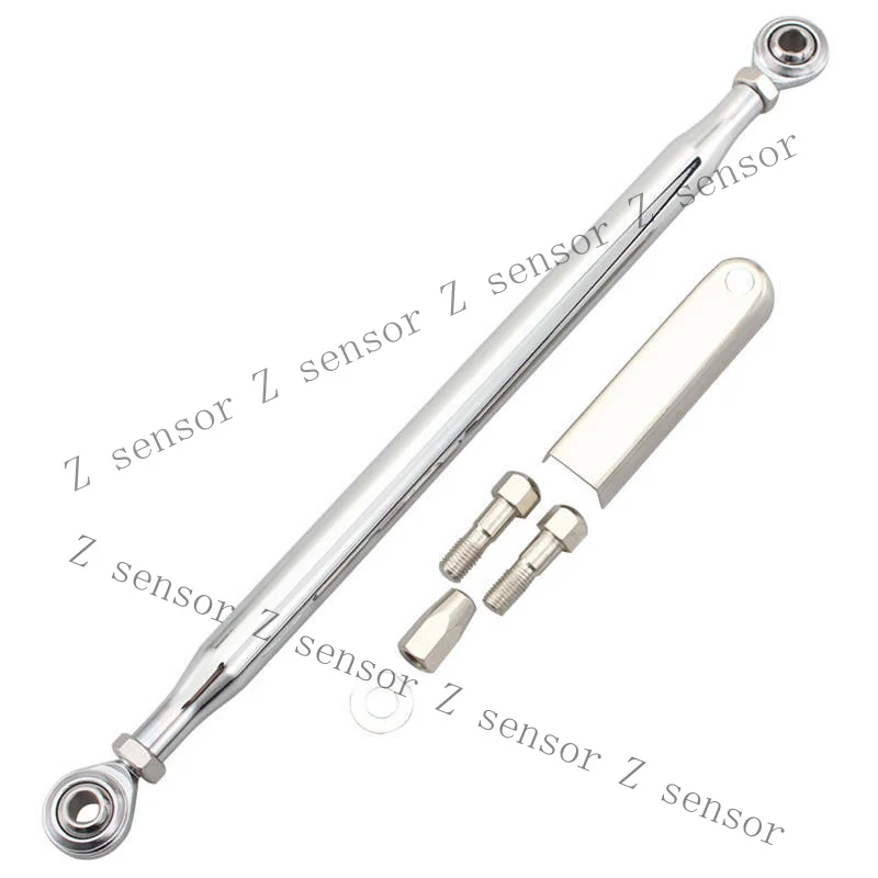 Z+ For Harley Billet Aluminum Chrome Round Gear Shift Linkage Shifter Lever Bracket