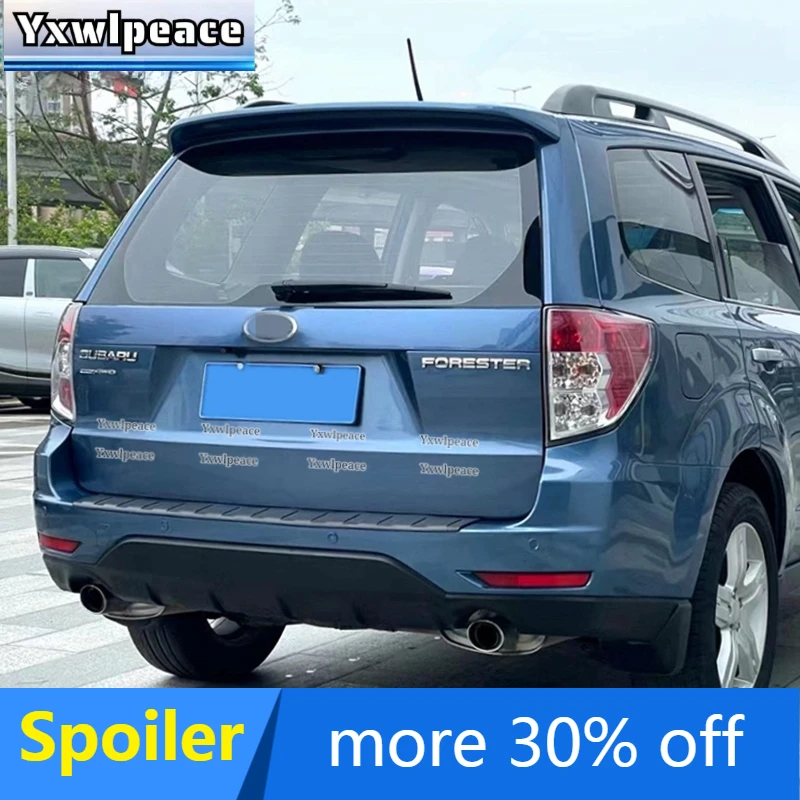 

For Subaru Forester 2008 2009 2010 2011 2012 Roof Spoiler ABS Plastic Primer Color Rear Trunk Lip Wing Car Styling