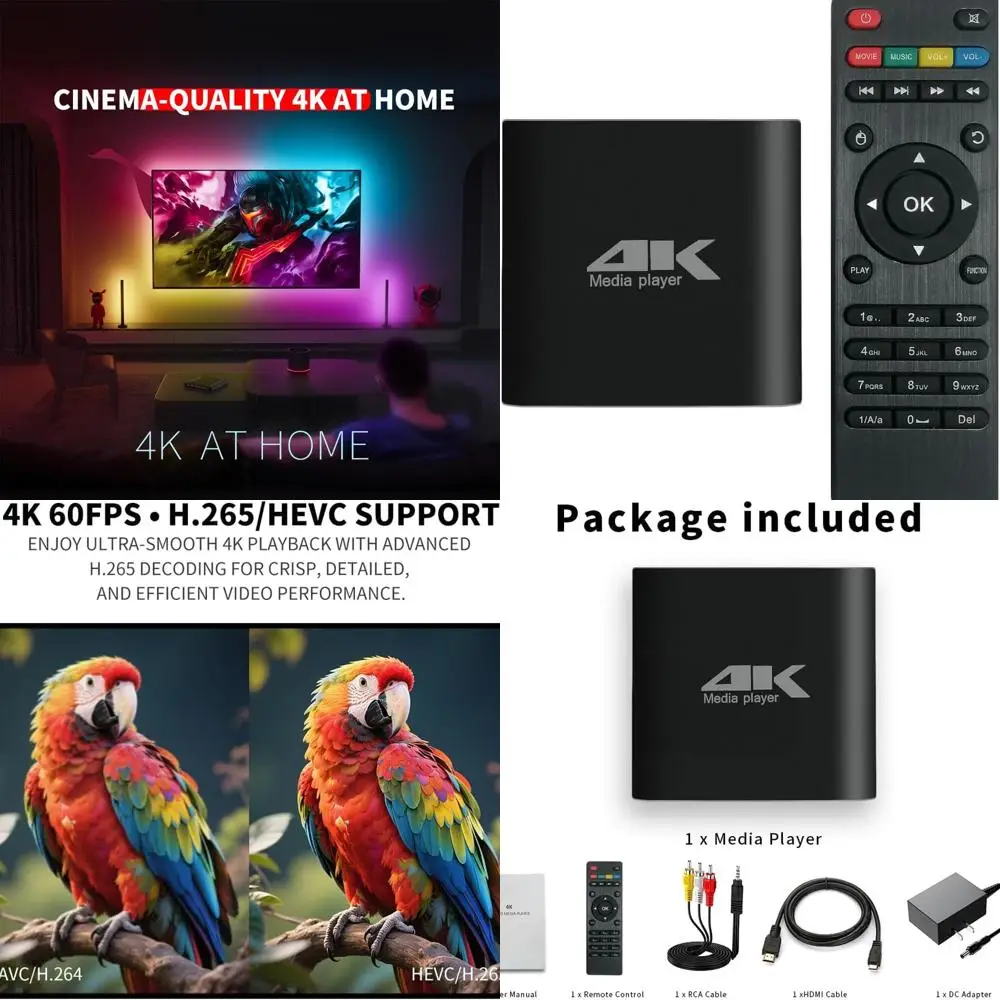 4K Media Player For…