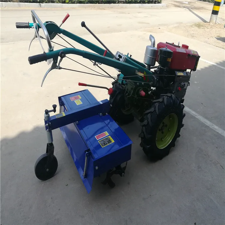 farm multi purpose with plough rotavator corn wheat planter hand walking tractors two wheels