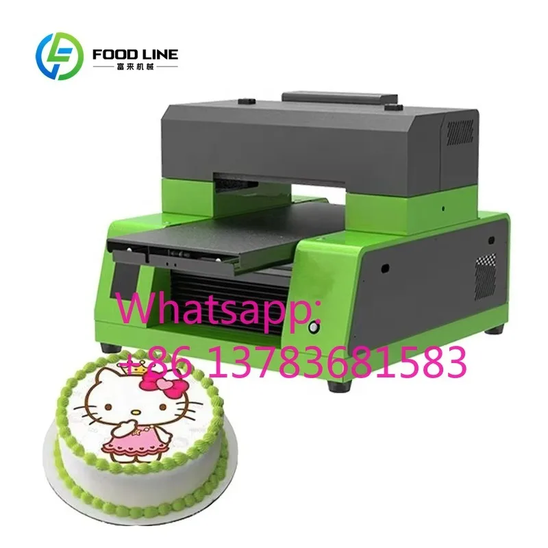 Customized A3/A4 Edible Ink Direct Printer - Food Printing Machine for Cake, Macaron, Cookies & Lollipop