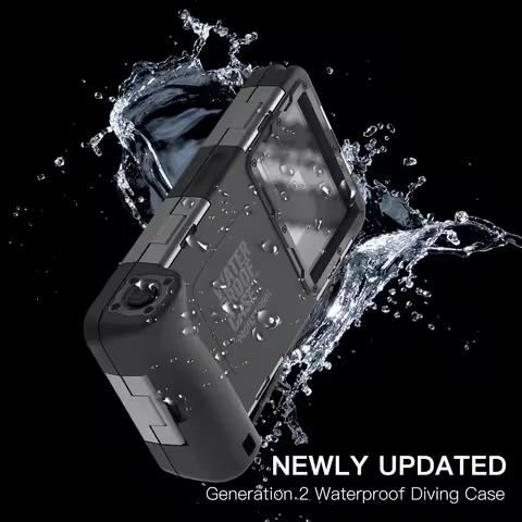 Waterproof Case For Samsung Galaxy S22 S21 Ultra S20 Plus Note 20 Professional Diving Phone Case For Galaxy Note 10 Plus iphone