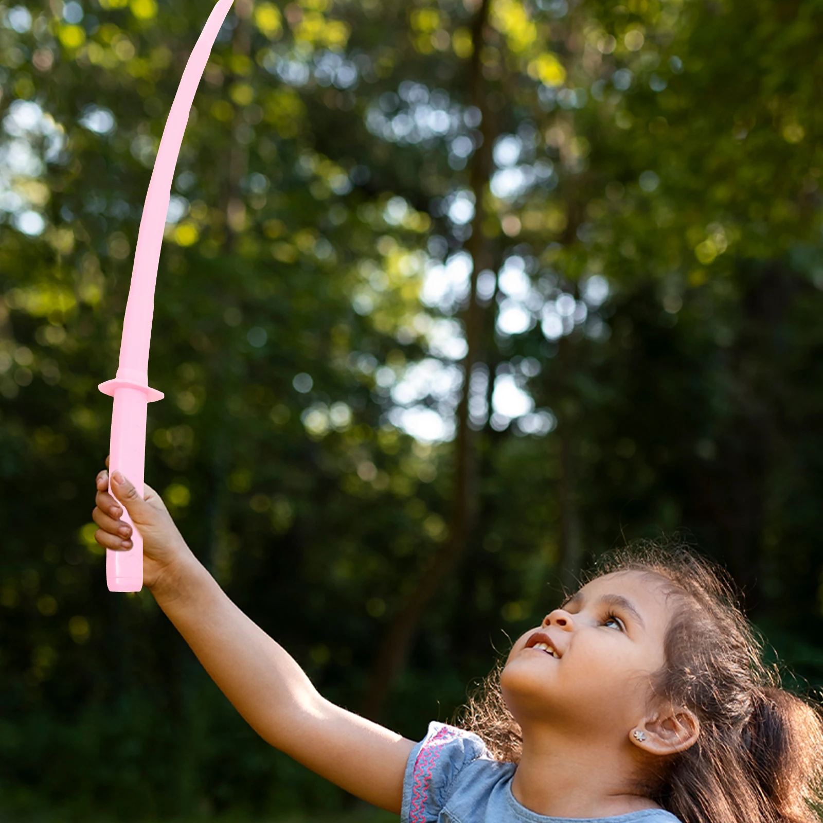 Giocattolo spada retrattile in plastica leggera in stile giapponese per cosplay, per bomboniere, compleanni, Halloween all'aperto