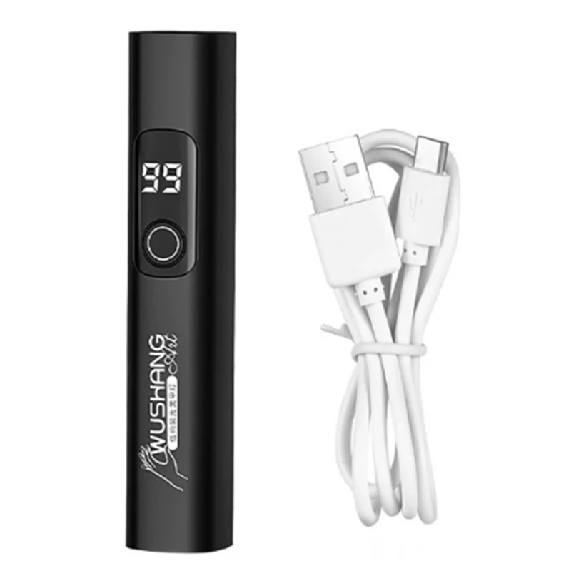 Nagellamp Handheld UV LED-nagellamp voor gelnagels USB-nageldroger voor snel uithardend Draagbaar voor doe-het-zelf nagelsalon