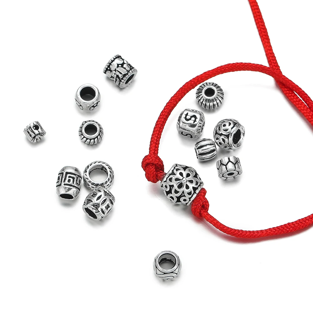 

1pcs/lot 925 Sterling Silver Various Shape Silver Color Beads For DIY Jewelry Necklace Bracelets Making Supplies Accessories