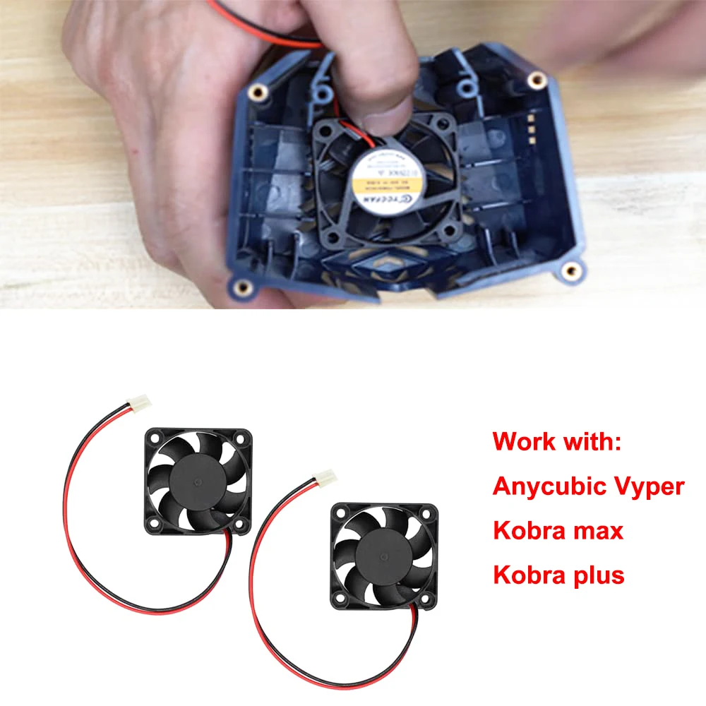 HzdaDeve Kobra Max 4010 Cooling Fan 24V 40x40x10mm DC for 3D Printer Anycubi Vyper Extruder Hot End Parts