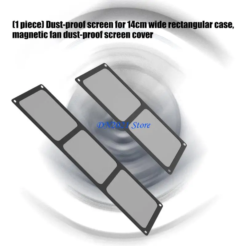 

F3KE Optimized Cooling Dust Filter Cover 14cm Width for PC Case Fan