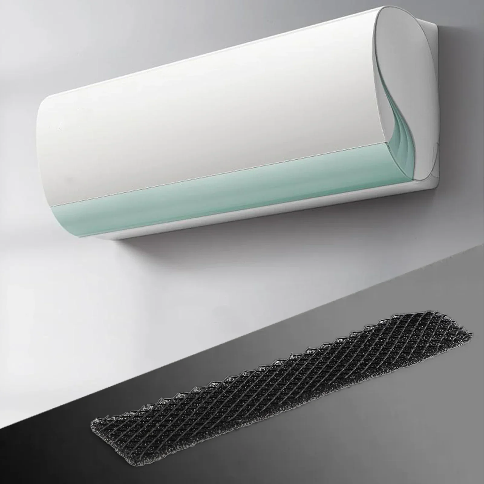 Para midea filtro acessórios ar condicionado fácil instalação substituição de reposição prático longa duração novo