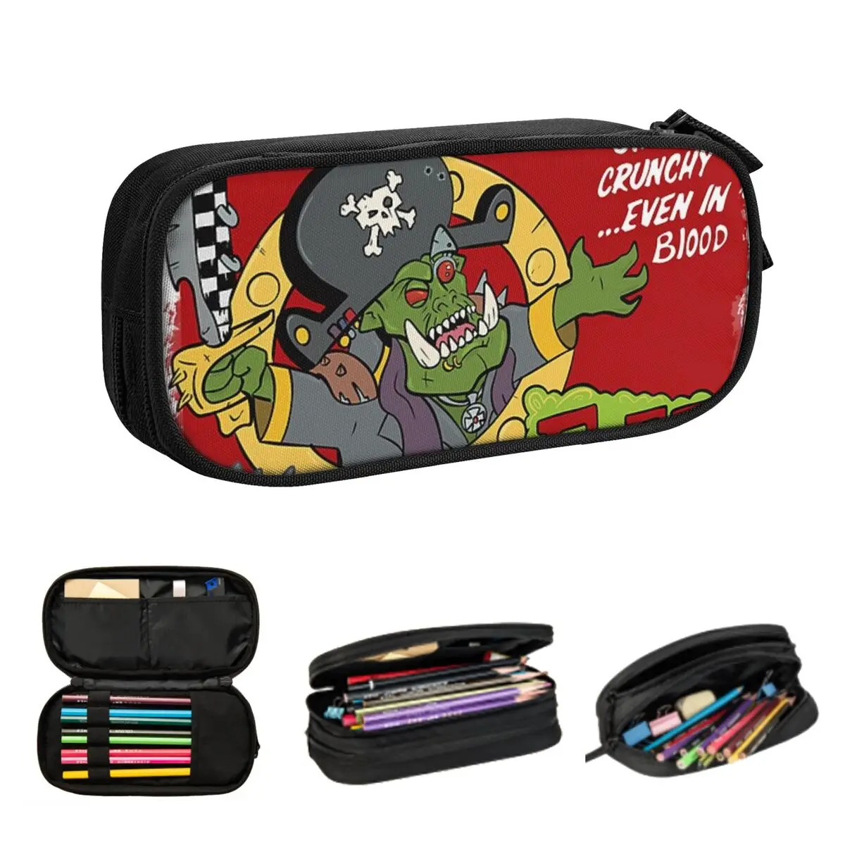 

Warhammer Cap'n Krump Pencil Cases Large Storage Pen Bags Pen Box Pencil Pouch For Boys Girls Students Stationery School Office