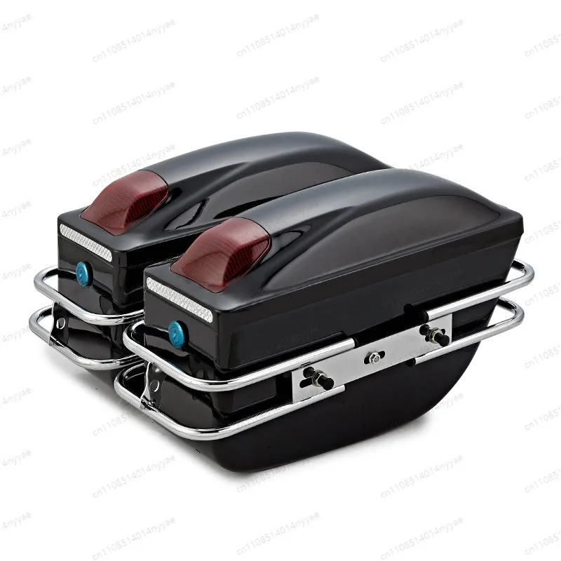 Motorcycle Side Boxes Luggage Tank Tail Tool Bag Motorbike Hard Case Saddle Bags Side Trunk
