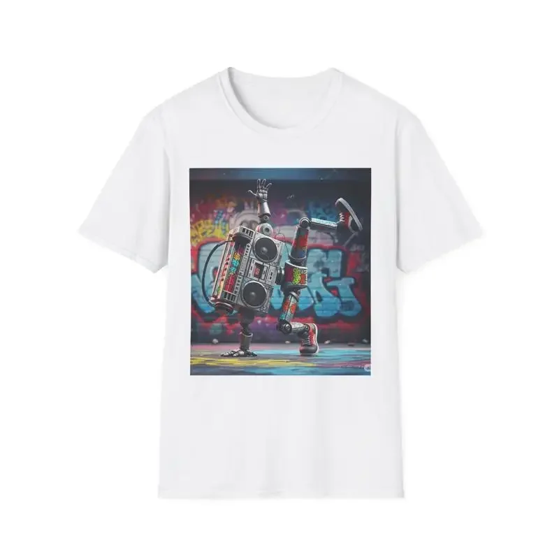 Break Dancing Boom Box T Shirt It Down Loud Street Dance
